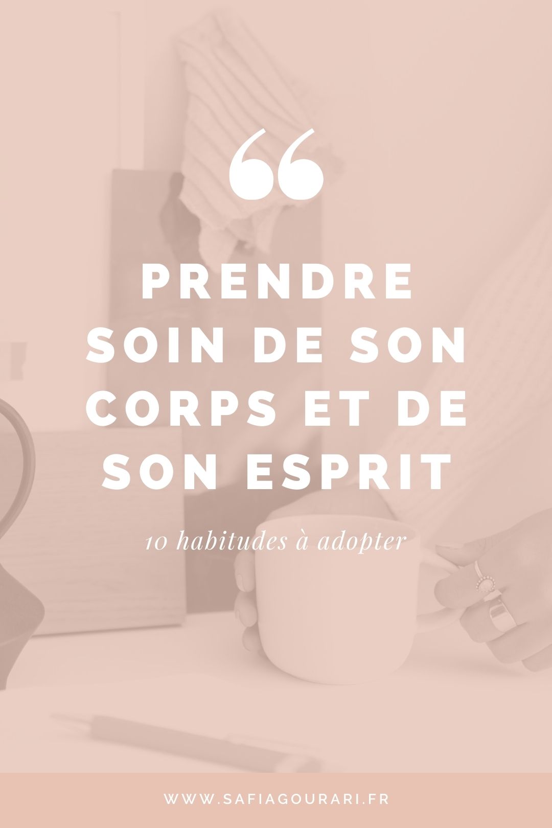 Je me suis fixé quelques bonnes habitudes à prendre pour le corps et l’esprit, que j’aimerais vous partager. Pour vous inspirer, vous donner des idées ou autres.