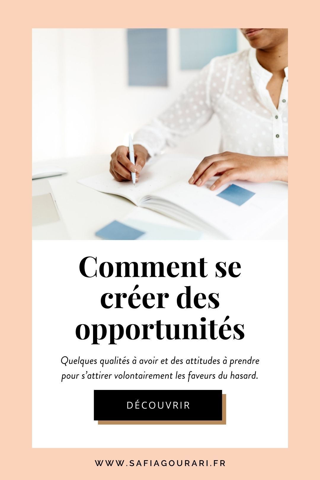 Il n’y a rien de plus agaçant que d’attribuer tout notre mérite à des circonstances favorables. Surtout lorsqu’on travaille dur pour réussir. Il ne faut pas compter sur la providence, il faut provoquer sa chance et créer des opportunités.