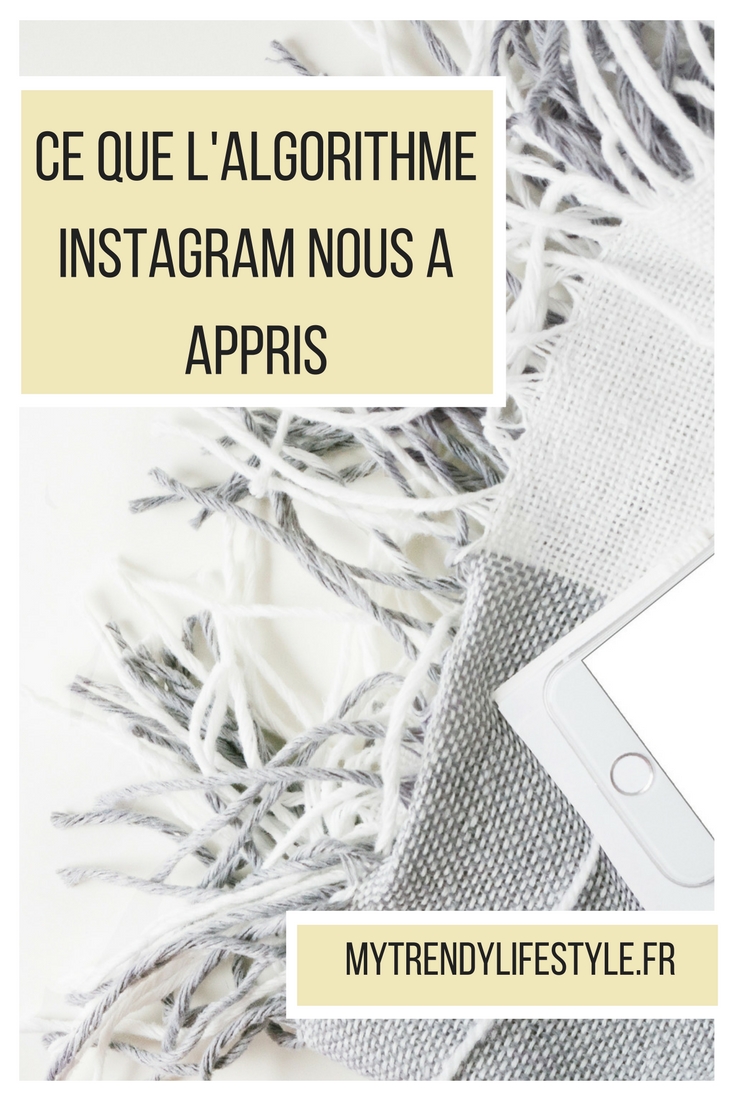 Ce que l'algorithme instagram nous a appris