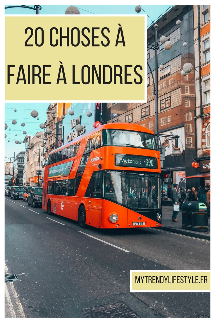 20 choses à faire à Londres