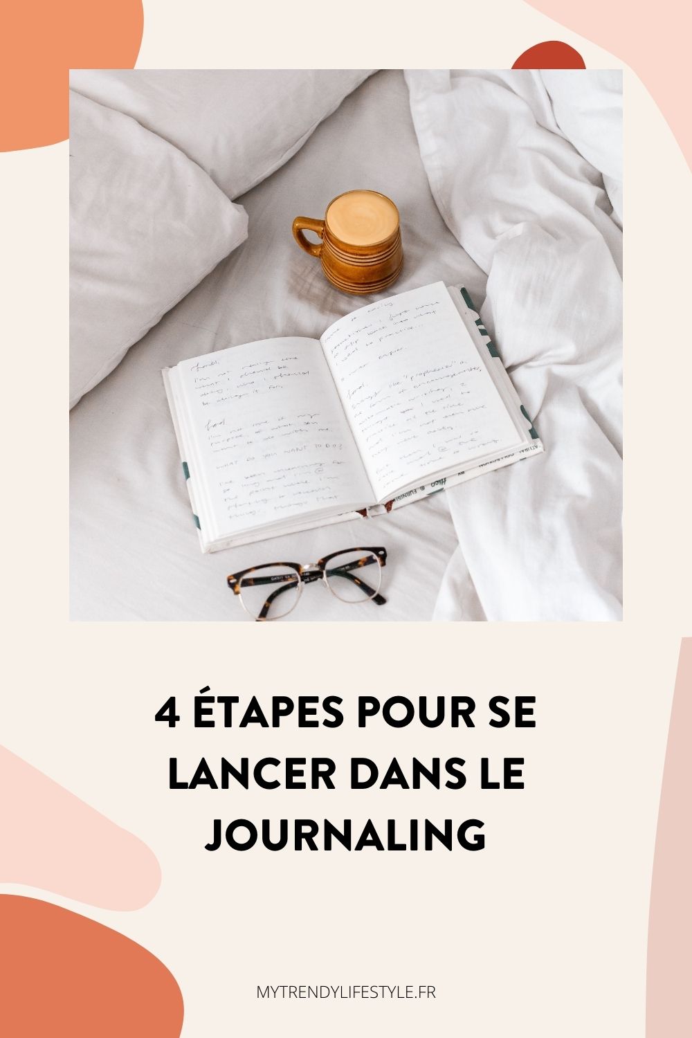 Ecrire dans un journal m’a aidé à voir les choses plus clairement, à booster ma productivité et à atteindre mes objectifs. Je suis devenue plus intentionnelle et je me comprends davantage. Faites de votre journal votre propre espace où vous pouvez être vous-même, ces pages ne sont que pour vous.