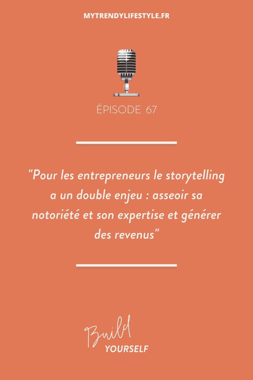 J'ai accueilli sur Build Yourself Bemvinda de Limbola pour une discussion autour du storytelling. Vous découvriez comment en faire votre meilleure atout et comment le mettre en avant pour générer des revenus.