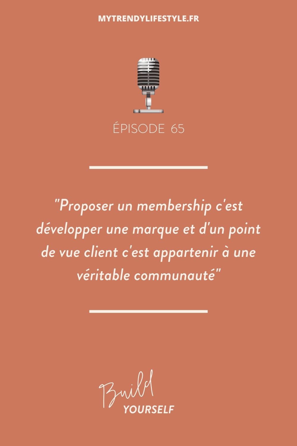 Créer un membership est un processus passionnant, mais qui peut poser énormément de questions. Ils peuvent être utilisés de nombreuses façons : pour créer un revenu passif ou être votre modèle économique principal. Un membership peut également donner aux membres un accès privilégié à vous et vos connaissances. Quoi que vous choisissiez, il est important que votre membership soit en accord non seulement avec votre entreprise mais aussi avec vos besoins.