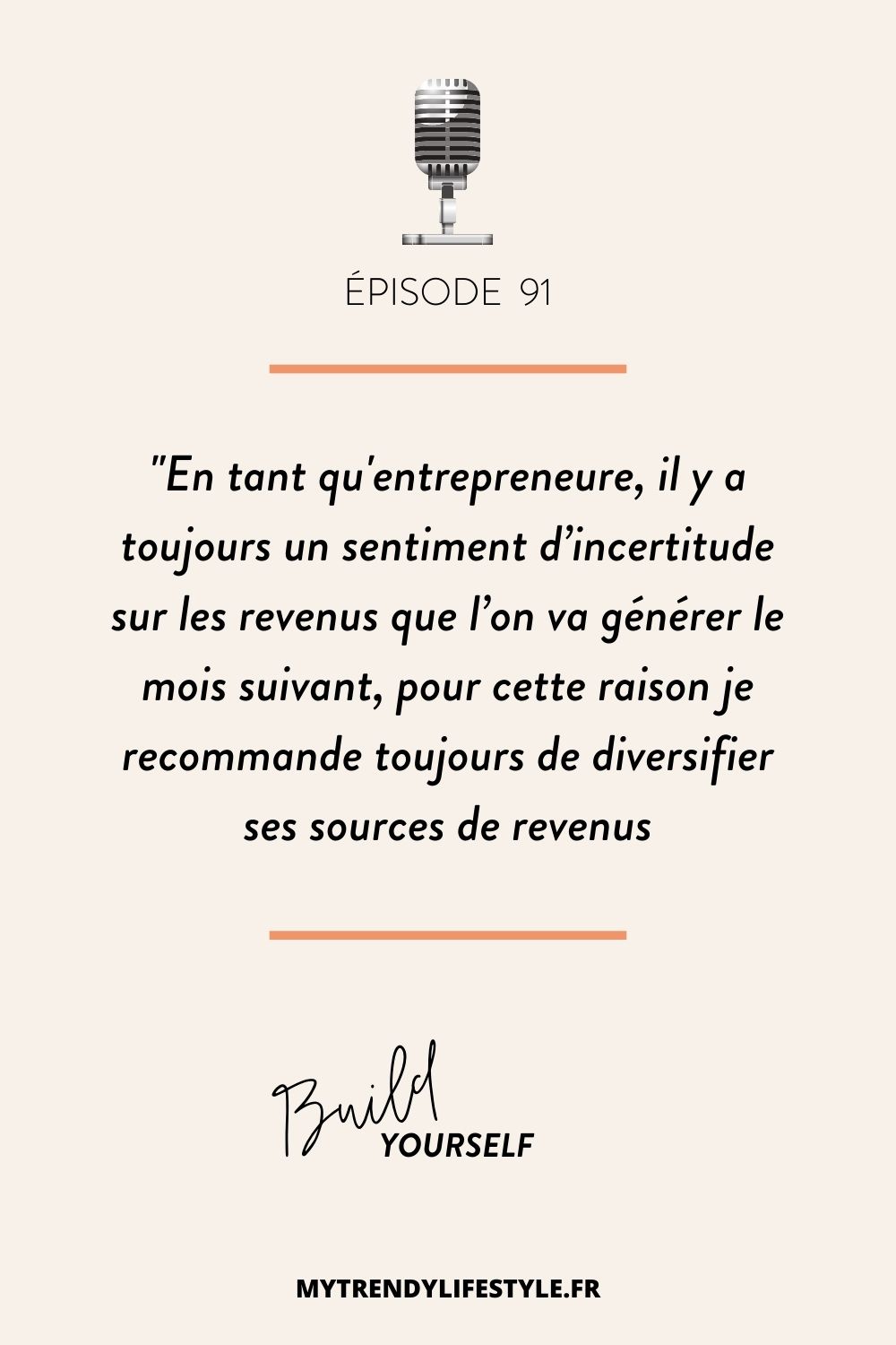 Il y a toujours un sentiment d’incertitude sur les revenus que l’on va générer le mois suivant. Rien ne nous garantit que l’on fera moins, mais rien ne nous garantit que l’on fera plus. Pour cette raison je recommande toujours de diversifier ses sources de revenus.