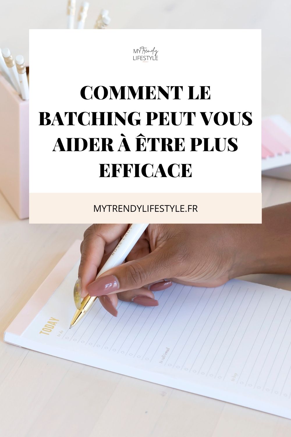 Grâce au batching vous avez un esprit clair : vous savez ce que vous devez faire, et vous avez un aperçu du contenu qui arrive. Batcher c'est regrouper les tâches et les effectuer au même moment. Cette méthode de travail me permet aujourd'hui d'être beaucoup plus efficace, découvrez dans cet article comment l'appliquer.