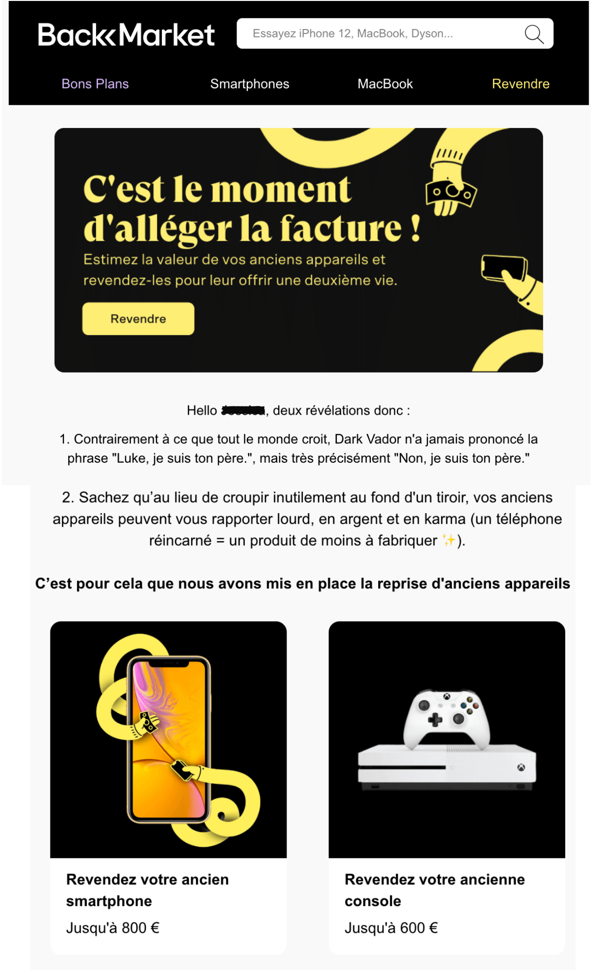 Newsletter originale